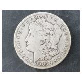 Morgan silver dollar:  1903 S
