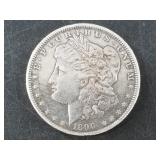 Morgan silver dollar:  1890