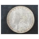 Morgan silver dollar:  1890 O