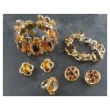 Stunning collection of vintage rhinestone jewelry