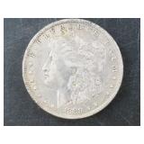 Morgan silver dollar:  1889 O