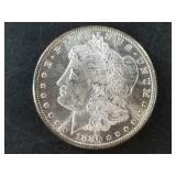 Morgan silver dollar:  1880 S  MS62 or higher