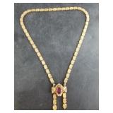 Vintage book chain necklace