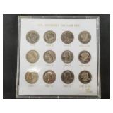 12 Piece Susan B Anthony dollar set: 1979, 1980, 1