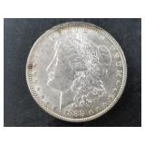 Morgan silver dollar:  1888