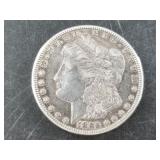 Morgan silver dollar:  1885
