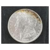 Morgan silver dollar:  1890