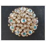 Lovely faceted fashion brooch by Mandell and Marcu