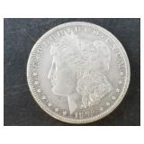 Morgan silver dollar:  1892 S   F12 or better