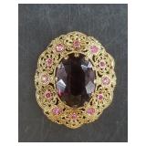 Vintage West German fashion brooch, beautiful