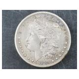 Morgan silver dollar:  1884 S