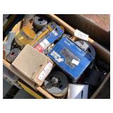Assorted instruction materials, hole saws, etc.
