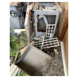 Part of a cast iron Industrial table saw, mobile b