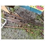 Large lot with threaded clamps, galvanized steel p