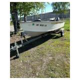 Great condition Grumman 14ft. Aluminium boat with