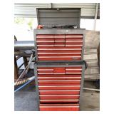 2 Level Craftsman tool box, filled with a large va