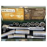 Assorted socket sets