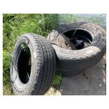 3 Goodyear Wrangler tires 275-65 R18, no rims, goo
