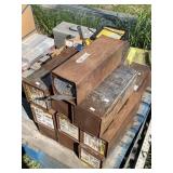 13 boxes of welding leads