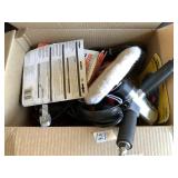 Assorted tools and accessories: pneumatic buffing