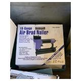 Brad nailer, new in box and a pneumatic nail gun
