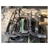 Large number of C clamps