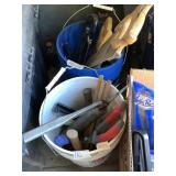 2 Buckets of hand tools