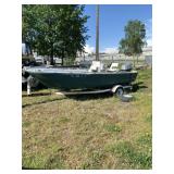 1970 Boston whaler runabout fiberglass boat. 16ftr