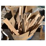 Box of maple planks standard with some curly maple