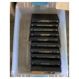 2 Large boxes of Agatha Christie hardback novels