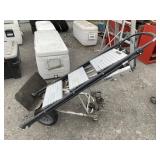 Very nice adjustable hand truck and a shop stool