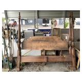 King size head and foot board, no rails