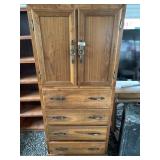 Chest of drawers with cabinet style top, 30' wide