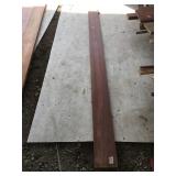 Beautiful purple heart plank, 89' x 7 1/2' x 1'
