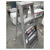 Step ladder and a shop stool