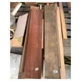 Nice selection of wood: Padauk, maple, walnut, etc