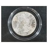 Morgan Silver dollar:  1887 low mint state