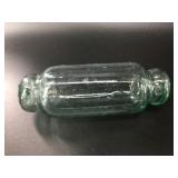 Vintage pin shaped glass fishing float. Approx.. 6