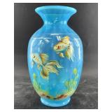 Fenton art glass vase from Good Fortune collection