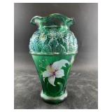 Iridescent Fenton glass vase from the Designer Sho