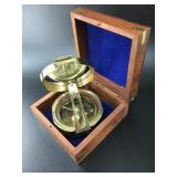 Beautiful nautical navigational compass with built