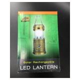 New in box solar, rechargeable lantern.