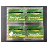 Four 100 round boxes of Remington .22LR High Veloc