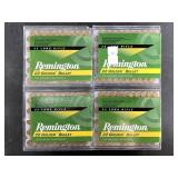 Four 100 round boxes of Remington .22LR High Veloc