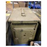 Ammo can filled with .45 ACP cartridges, 30-06, et