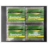 Four 100 round boxes of Remington .22LR High Veloc