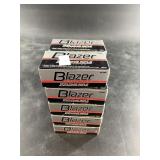 Ten 50 round boxes of Blazer .22LR 40 grain