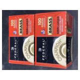 Two 100 round boxes of 9mm Luger