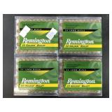 Four 100 round boxes of Remington .22LR High Veloc
