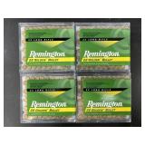 Four 100 round boxes of Remington .22LR High Veloc
